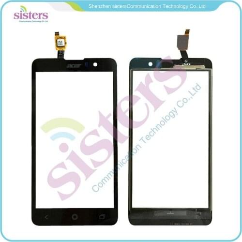 10PCS/LOT Wholesale Black Touch Screen Digitizer Panel Replacement For Acer Liquid Z520 Free Shipping