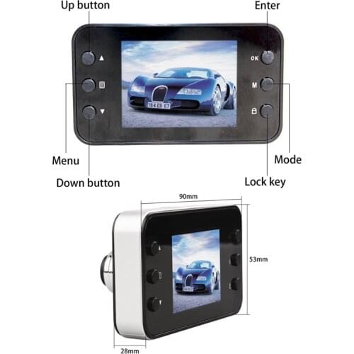 2018 K6000 Car DVR 1080P Full HD Video Recorder Dashboard Camera LED Night Vision Video Registrator Dashcam Support TF Card