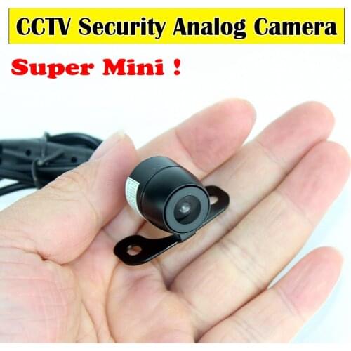 New Wide Angle CCTV Analog Camera DC 12V Mini Front/Rear View Security Camera Mirror Car Rear View Parking Security Camera
