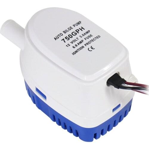 Automatic Submersible Yacht Bilge Water Pump Auto & Float Switch 12V 750GPH