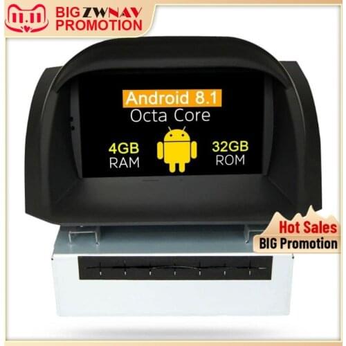 IPS Screen Android 9.0 Car DVD Multimedia player head unit for Ford Fiesta 2013 2014 2015 2016 with GPS navigation Radio stereo