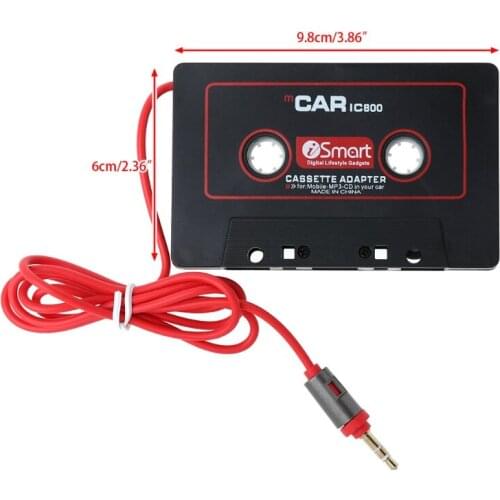 3.5mm Car AUX Tape Cassette Adapter Converter For Car Player MP3