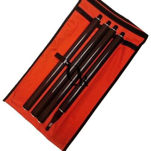 1.8M Length GPS Prism Pole Carbon Fibre Survey Poles GNSS RTK SURVEYING TYPE 4 pcs Poles 5/8 Thread