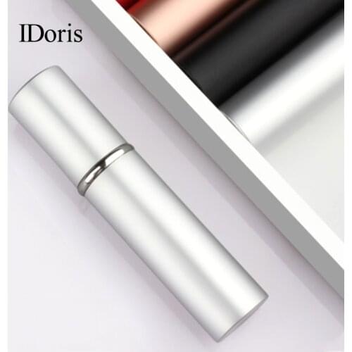 IDoris1PC Small Mini Empty Perfume Spray Bottle Portable Refillable Plastic Parfume Atomizer Mist Dispenser Travel Container 5ML