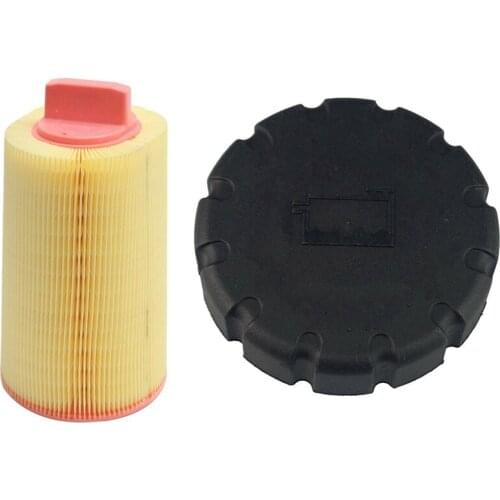 1 Pcs Radiator Coolant Expansion Tank Cap & 1 Pcs A2710940204 Engine Air Filter