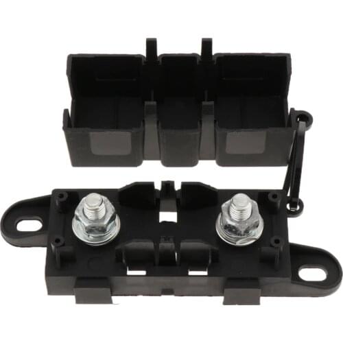 MagiDeal 4pcs MEGA Fuse Block/Holder with Cover Universal for RV/Van/Truck