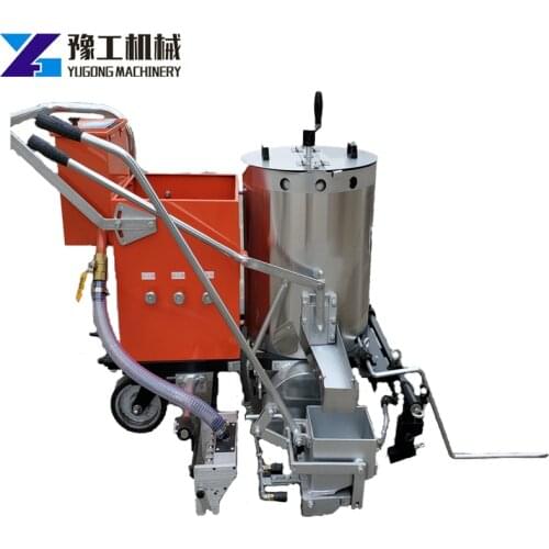380 Hot Melt Marking Machine Parking Space Gas Station Road Marking Cement Asphalt Pavement Line Clear And Durable