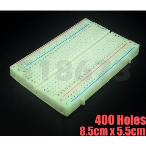 Best Quality Mini Bread Board / Breadboard 8.5cm x 5.5cm 400 Holes