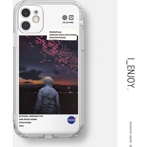 Official Original Transparent Soft Case for Apple iPhone 11 12 Pro MAX SE 2020 XR XS X 6 6s 7 8 Plus Shockproof Phone Cover