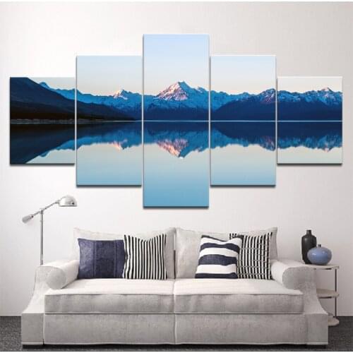 5Panel diamond painting full square round diamond embroidery Reflection of mountains rhinestone Of Picture,home decoration,A2129