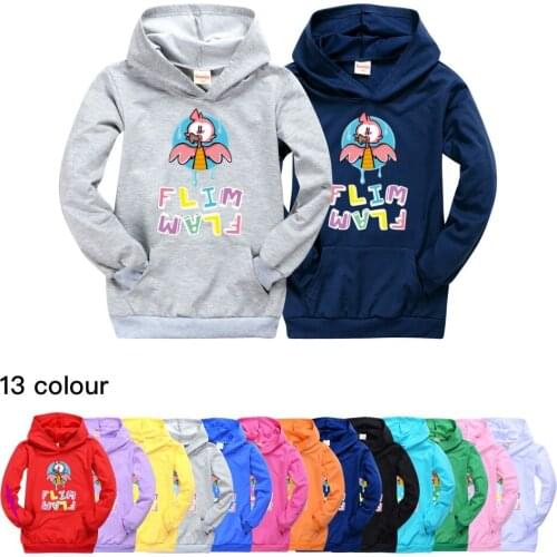 New Arrival Anime Flamingo Flim Flam 3D Printed Hooded Sweatshirts 3D Print Children Fashion Casual Pullover Kids Hoodies