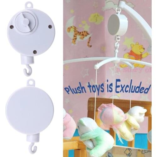 Rotary Baby Mobile Crib Bed Toy Melodies Song Kids Mobile Windup Bell Electric Autorotation Music Box Baby Educational Toys Gift