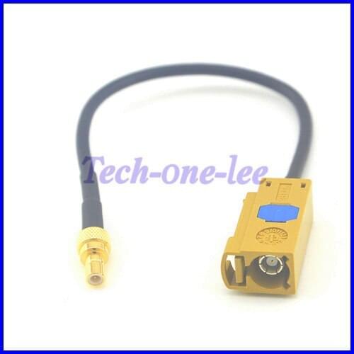 RF Coaxial Cable Fakra K Jack to SMB Plug GPS Antenna Extension Cord Connector Pigtail Cable RG174 15CM