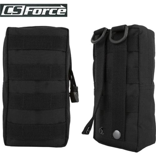 Tactical Utility Molle Pouch EDC Gadget Bag Webbing 600D Nylon Compact Water-resistant Multi-purpose Gear Hanging Accessory Bag