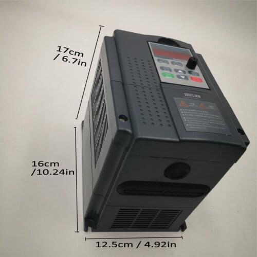VFD 3KW 220V Single Phase Input and Triple Output Frequency Inverter Free Shipping Wzw