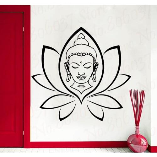 Holy Buddha Stickers religion vinyl Wall Sticker For Living Room Decal Decor Mural Bedroom Wall Art Decals muurstickers WL2025