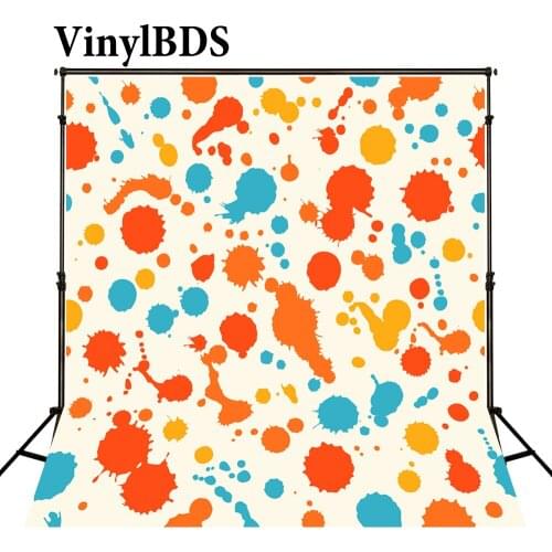 VinylBDS Baby Children Backdrop Painting Wall Photography Background Newborn Color Pattern Customize Backdrop