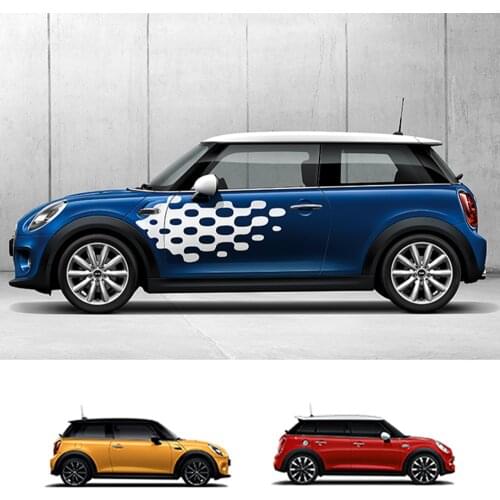 Exterior Door Side Waist Skirt Sticker Decals Body Exterior Decoration For MINI Cooper S One d JCW R55 R56 R60 R61 F55 F56 F60
