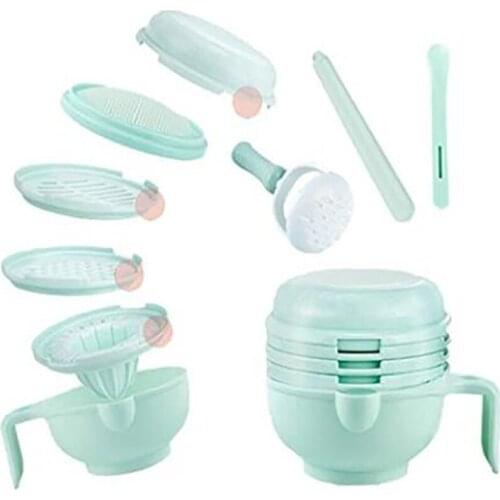 1 Pcs Baby Food Supplement Grinder Multifunction Feeding Tool Baby Solid Color Complementary Tool Kit Infant Kids Grinding Bowl