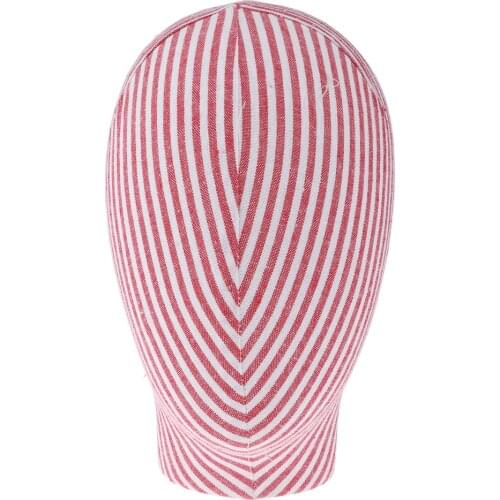 20 Inch Mannequin Canvas Head Wig Toupee Hat Display Head For Showcase