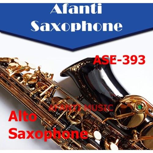 Afanti Music Eb tone / Brass body / Gold finish Alto Saxophone (ASE-393)