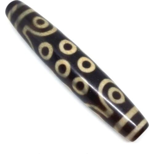 Big Size Natural Agate 11mm*75mm Special 21 Eyes Amulet Tibetan Dzi Beads for DIY Beads Free Shipping