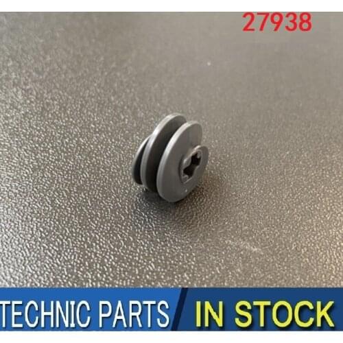 BuildMOC 27938 Technology Gear Worm Screw For Building Blocks Parts DIY LOGO Educational Tech Parts Toys