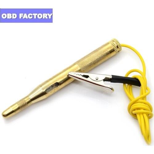 DC 6V-12V Car Light Circuit Tester OBD2 Diagnostic Tool Lamp Voltage Tester Pen Auto Car Truck Motorcycle Circuit Test Detector