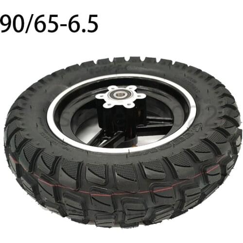Electric Scooter Wheel 90/65-6.5 Vacuum Tyre with Alloy Hub 11 Inch Thickened Tubeless Wheel Tire Parts