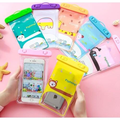 Creative Mobile Phone Waterproof Bag Animal Pvc Sealed Waterproof Bag Waterproof Mobile Phone Bag