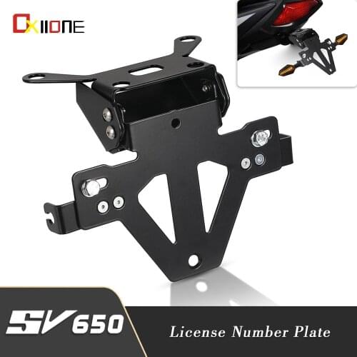 For Suzuki SV650 SV650 SV 650 ABS 2015-2021 SV650X SV 650 X 2018 2019 2020 2021 Motorcycle License Plate Bracket Holder Parts