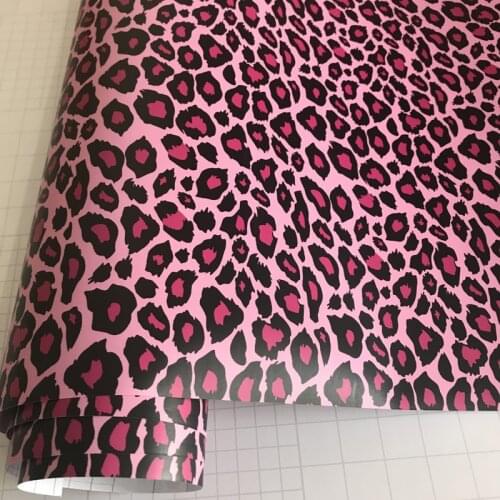 Leopard Grain Printed Camouflage Vinyl Car Wrap Foils With Air Release Motorbike Scooter Car Sticker Decal