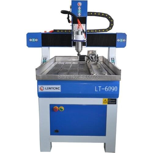 Mini 6090 cnc router engraver wood machine / 60x90 cm 3d wood cnc router with rotary axis