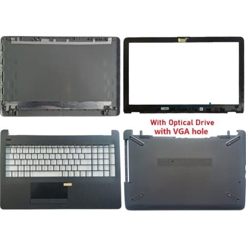 New Laptop Gray Cover For HP 15-BS 15T-BS 15-BW 250 G6 255 G6 929893-001 LCD Top Back Cover/Front Bezel/Palmrest/Bottom Case