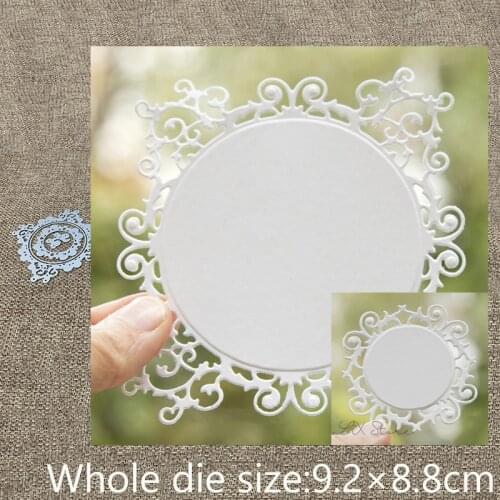 New Design Craft Metal Cutting Dies lace square frame decoration scrapbook die cuts Album Paper Card Craft Embossing die cuts
