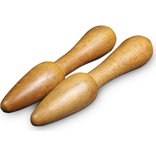 New 5Pcs Thyine Calabash Shape Acupoint Sole Press Massager Cone Lymphatic Organ Acupoint Massage Bar Health Care Beauty Roller