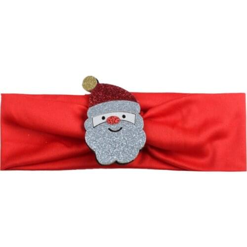 Wholesale Baby Girls Christmas Creative Cartoon Pattern Hairbands Comfortable Simple Popular Headbands Exquisite turban