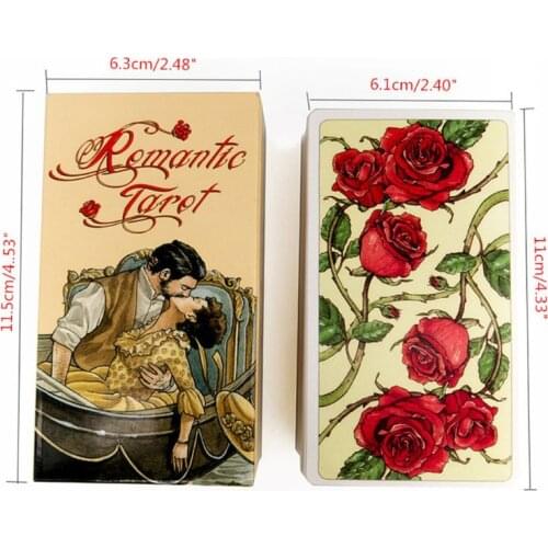 Romantic Tarot 78 Card Deck Fate Divination Oracle Party Board Game Playing Card 03KA