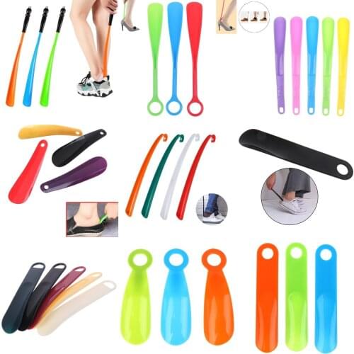 1/2pc Plastic Extra Long Shoehorn Lazy Shoe Helper Long Handle Shoe Lifter Pull Shoehorn Slip Handle Long Shoehorn Shoehorn Wood