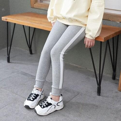 Girl Pants Pure Color Sports Leggings Girls Pencil Pants Kids Leggings Sport Trousers girls leggings childrens leggings