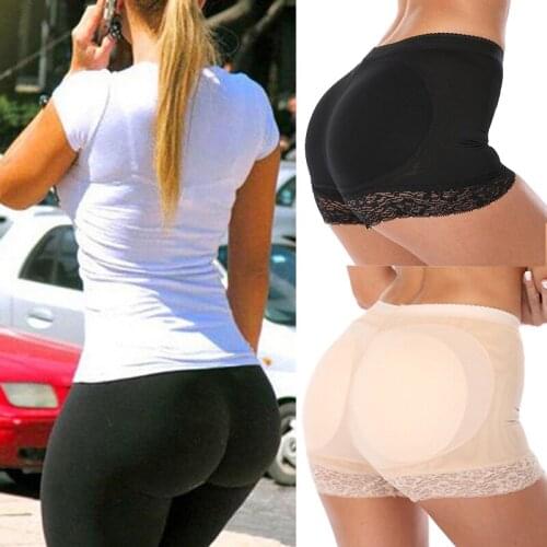 Butt Lifter Women Booty Enhancer Fake ASS Body Shaper Padded Panties Underwear Push Up Shorts Lift Bum Hip Briefs Lace Pants