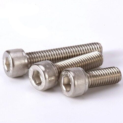 M2x3mm-30mm Length 304 stainless steel Allen socket cap head screw cylindrical hexagon bolt hexagon screws bolts