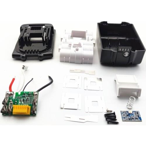 Battery Case Box Charging Protection Circuit Board For MAKITA 18V BL1830 3.0Ah 6.0Ah with LED Battery Indicator