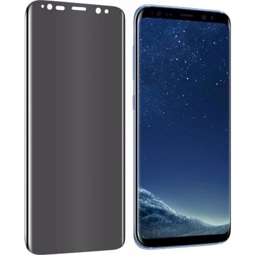 S8Plus Anti Privacy Screen Protector 3D Full Cover Case Friendly Tempered Glass Film for Samsung Galaxy S8 Plus Note8 S9 Glass