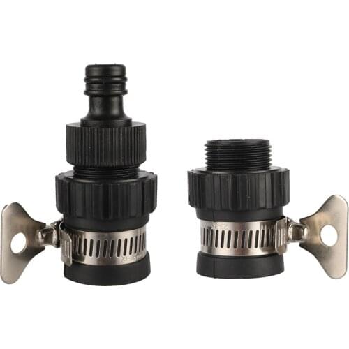 15~20mm Universal Faucet Connector With 3/4" Thread Nipple Connector Garden Agriculture Irrigation Water Supply Tap Adapter