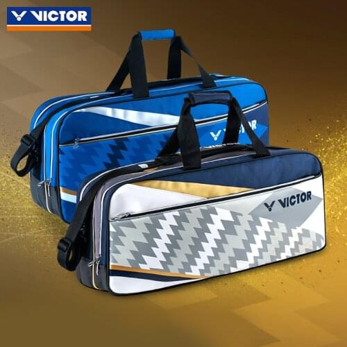 2020 Original Victor Badminton Bag Shoulder Rectangular Bag Victor Tennis Premium for 6 pcs racket BR9609