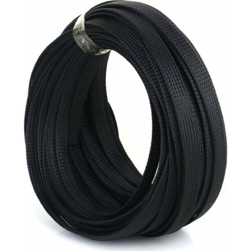 4/6/8/10mm Expandable PET Braided Cable Wire Sleeving High Density 1m 2m 5m 10m