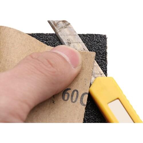 5 Sheets Abrasive Sand Paper 60-2000 Grit Grading Waterproof Silicone Auto Supplies High Quality Hot Grinding Polishing Tools