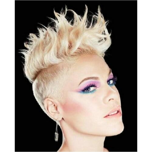 5d diamond painting pink portrait full square / round drill American singer music girl 3d diamond mosaic sticker