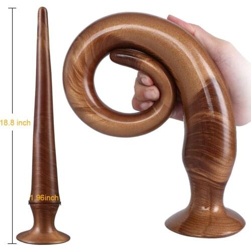Super long Anal PlugAdult Sex Toys for Women Men Gay Buttplug Prostate Massager Huge Analplug with Sucktion Cup Anal Dildo Women